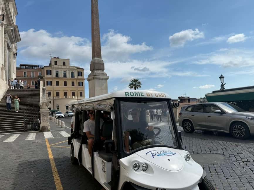 3H Rome: Baroque, Ancient and food experience by Golf Cart - The Colosseum from the outside