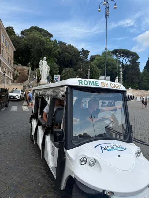 3H Rome: Baroque, Ancient and food experience by Golf Cart - Pantheon and Sant’Ignazio’s painted illusion