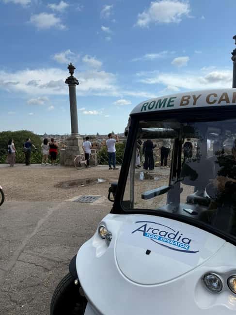 3H Rome: Baroque, Ancient and food experience by Golf Cart - Largo di Torre Argentina and the food stop