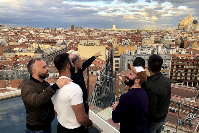 Architecture tour Gran Vía from its best rooftops 20thC - Finishing near Plaza de España