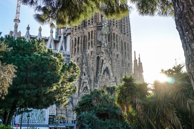 Barcelona all included: Sagrada, Park Güell, Montjuic & Gothic - Riding up Montjuïc for Barcelona views