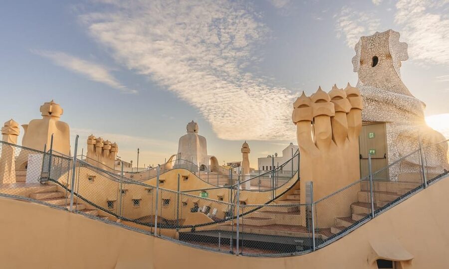 Barcelona: Casa Batlló, Casa Milà & Casa Vicens Guided Tour - The Whale Attic and the Warriors’ Rooftop