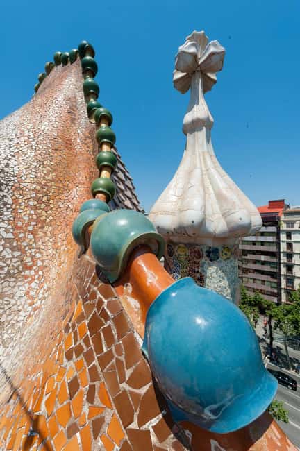Barcelona: Casa Batlló Early Access Guided Tour - The rooftop gives the visit its Barcelona perspective