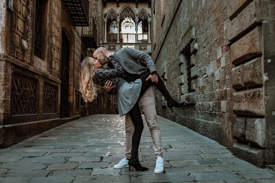Barcelona: Gothic Quarter Cinematic Photoshoot and Guide - Plaça Sant Felip Neri and the quieter side of the quarter