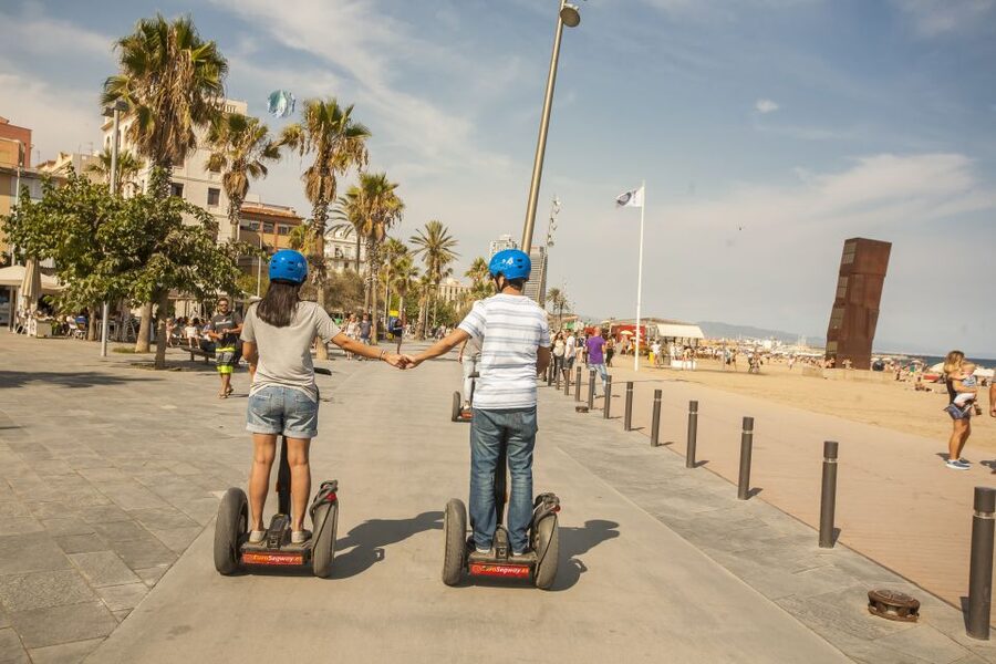Barcelona: Old Port and Gothic Quarter Guided Segway Tour - Port Olímpic and Barcelona after 1992