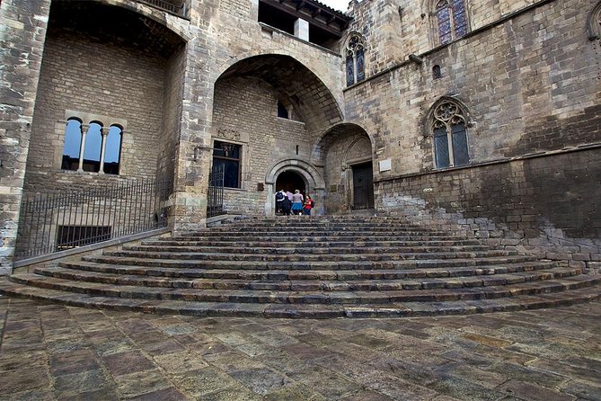 Barcelona Private Gothic Quarter Tour with Flamenco Show - Roman Barcelona beside the surviving wall