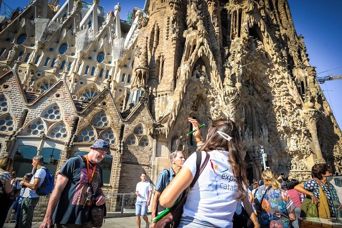 Barcelona Private Tour with Sagrada Familia Skip-the-Line - Passing modernist Barcelona on Passeig de Gracia