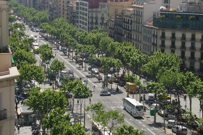 Barcelona Private Walking Tour with Skip the Line La Pedrera and Casa Batllo - Plaça de Catalunya and the route toward La Rambla
