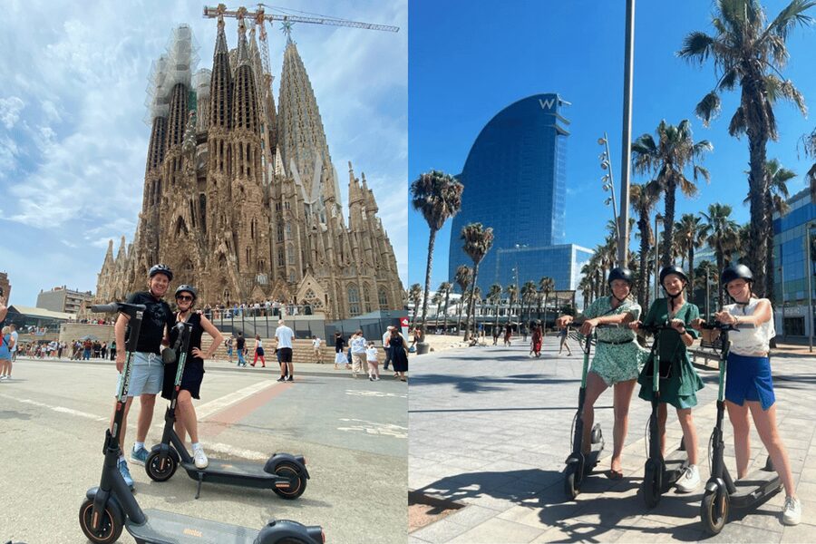 Barcelona: Sagrada Familia Electric Scooter or Bike Tour - Arc de Triomf and Parc de la Ciutadella