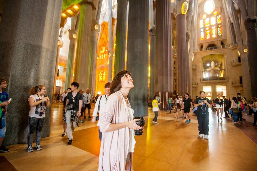 Barcelona: Sagrada Familia Entry Ticket with Audio Guide - Inside the basilica: the strongest part of the visit