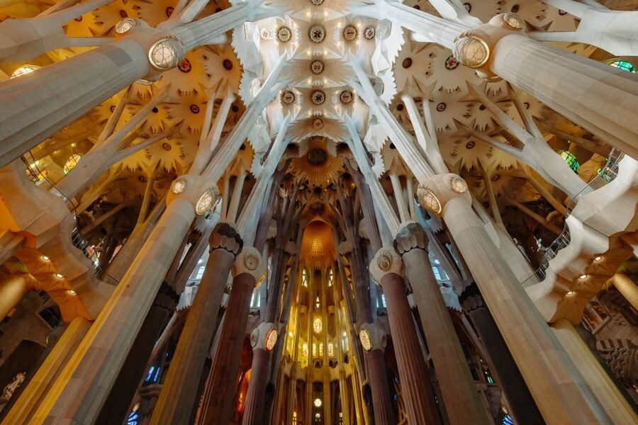 Barcelona: Sagrada Familia Tour w/Skip-the-Line Entry Ticket - Inside the nave, where light does the talking