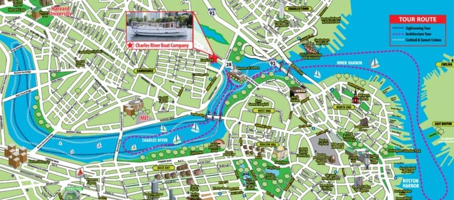 Boston: Harbor and Charles River Architecture Boat Tour - Starting Outside CambridgeSide Mall