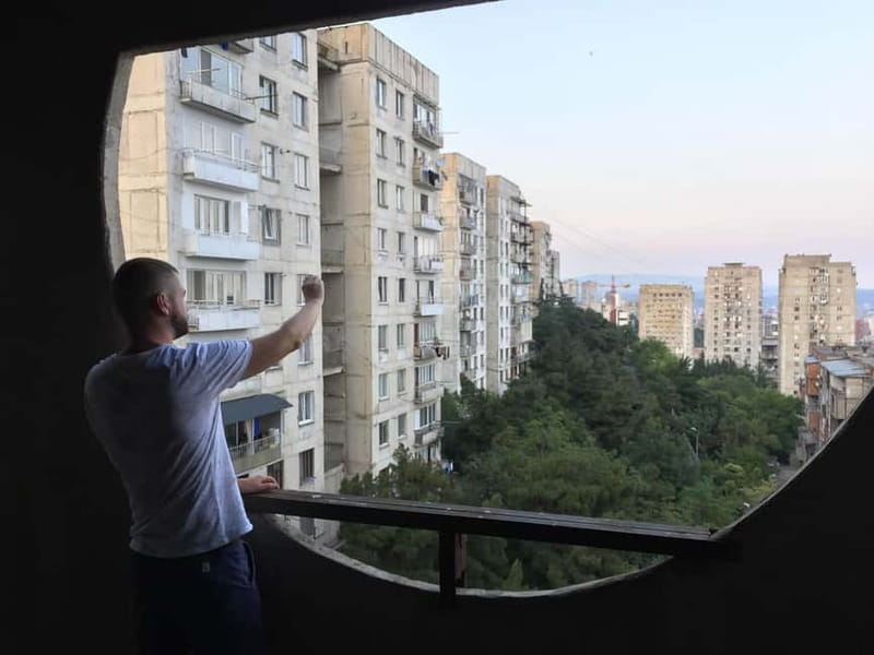 Brutalist Tbilisi: Urban exploration and untold stories - A local bakery break keeps the tour grounded