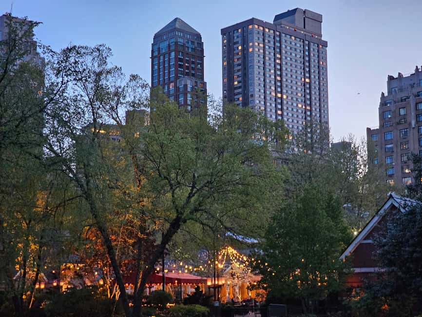 Central Park, NY: Nature, Architecture and Movie Scenes Tour - Columbus Circle and a practical finish