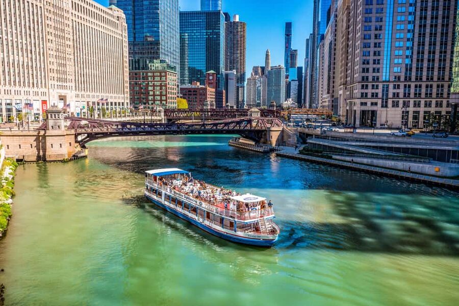 Chicago: Architecture River Tour and Hop-on Hop-off Bus Tour - Millennium Park, Grant Park, and the Art Institute