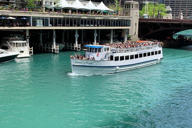 Chicago River 90-Minute Architecture Boat Tour - Merchandise Mart and the working riverfront