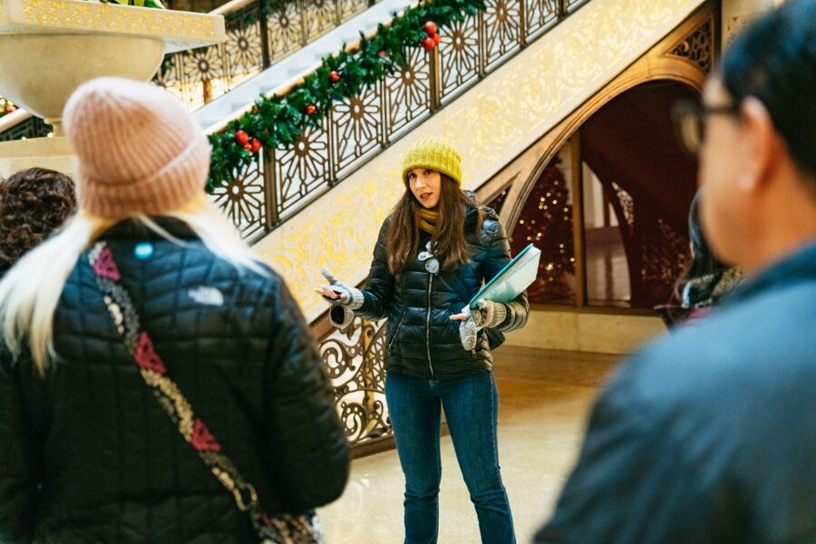 Chicago's Original Dazzling Architectural Interiors Tour - Frank Lloyd Wright’s hand in an older interior