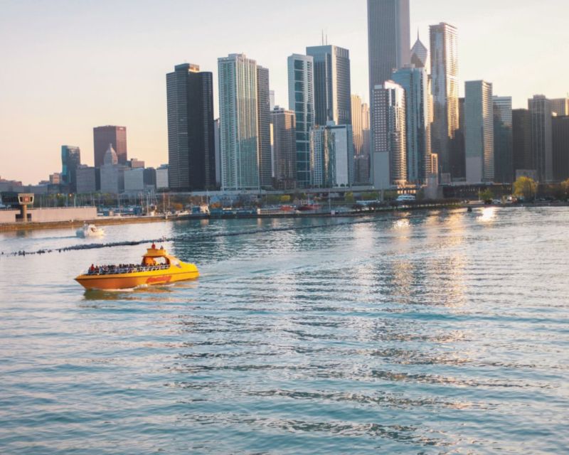City Cruises Chicago: 75-min Speedboat Architecture Cruise - The return through the locks and out onto Lake Michigan