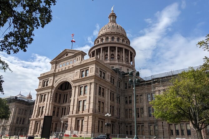 Downtown Austin Historical Architecture Walk - The Capitol Complex Visitors Center is the odd neighbor