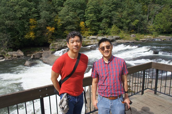 Fallingwater and Kentuck Knob - Two Visions of Frank Lloyd Wright - A 15-minute pause at Ohiopyle Falls