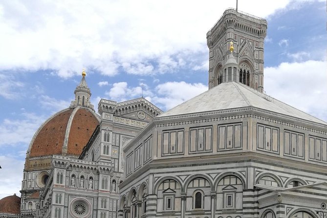 Florence Skyline from the Top of Brunelleschi's Dome - The Baptistery of St. John from the outside