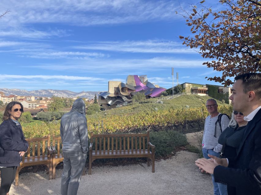 From Bilbao: Rioja Architecture and Wine Tour - Ysios and the Sierra Cantabria backdrop