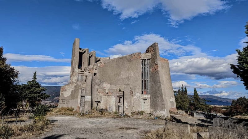 Hidden Tbilisi: A Journey Through Modernism & Brutalism - The Wedding Palace, admired from outside