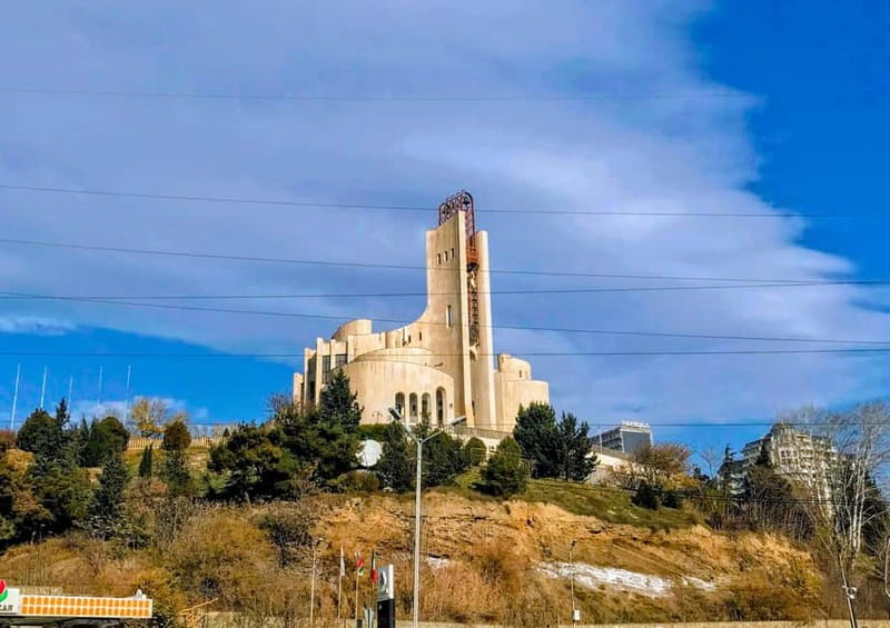 Hidden Tbilisi: A Journey Through Modernism & Brutalism - The crematorium and the cemetery setting