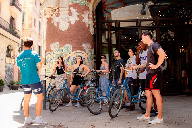 Historical and Modernist Bike Tour Barcelona - Starting in the Gothic Quarter at Carrer de la Marquesa