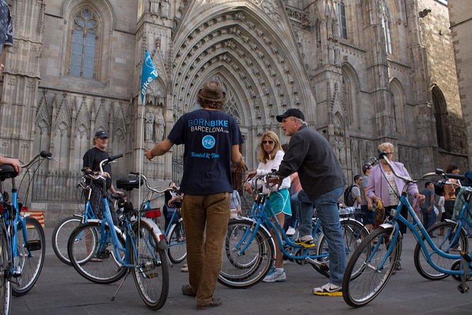 Historical and Modernist Bike Tour Barcelona - Santa Maria del Mar and the old Born quarter