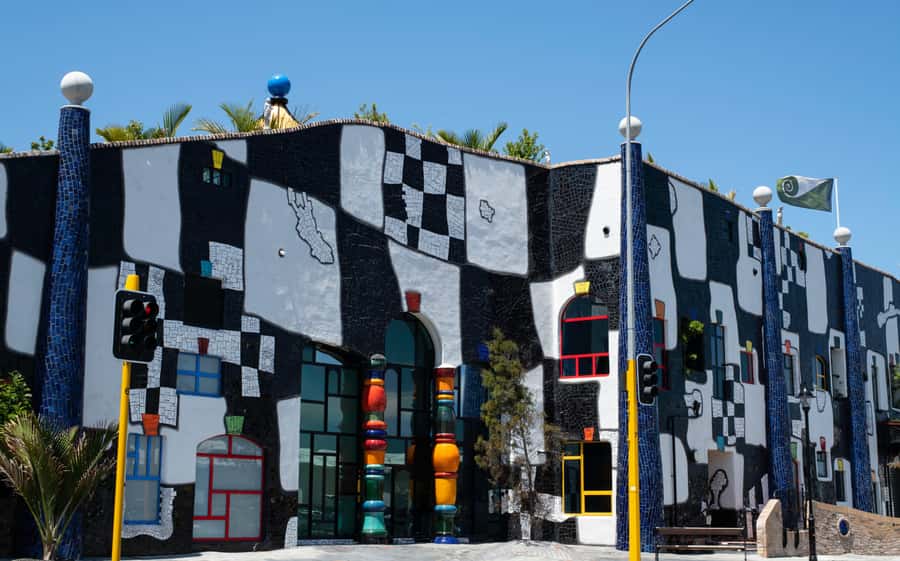 Hundertwasser Art Centre Admission Ticket - The afforested roof and golden cupola