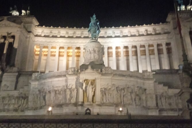 Moonlight Walking Tour in the Heart of the Imperial & Baroque Rome - Trajan’s Column marks the entrance to Imperial Rome