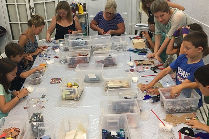 Offer: Be Gaudí mosaic class Barcelona for families (max 4 pax) - Making a Gaudí souvenir in Barcelona
