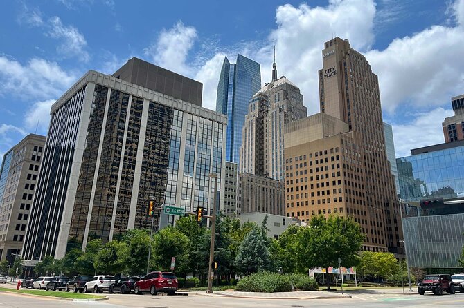 Oklahoma City History and Architecture Walk Downtown - Automobile Alley, from car showrooms to modern nightlife