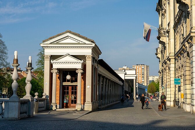 Plečnik's Ljubljana -UNESCO heritage- A walk among architect Plecnik's creations - Reading the two levels of Central Market