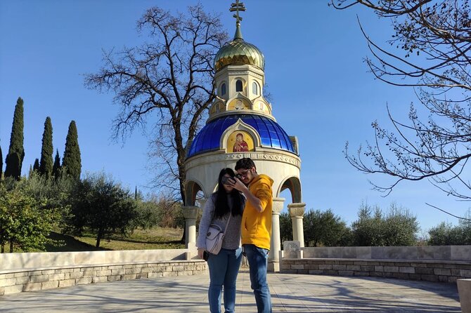 Podgorica Car Trip - Architecture, History, Wine tasting, Churches, Doclea city - Niagara Waterfall and a useful coffee break