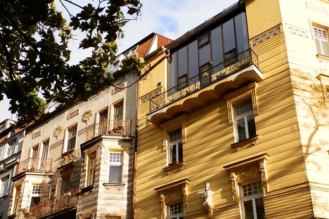 Private Prague Art Nouveau and Cubism Walking Tour - Three Cubist Houses beneath Vyšehrad