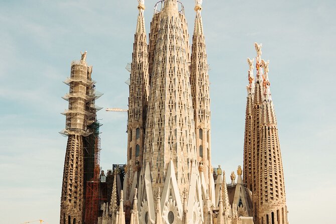 Sagrada Familia Closing Time Tour with Rooftop Views - Walking from the terrace to Gaudí’s façades
