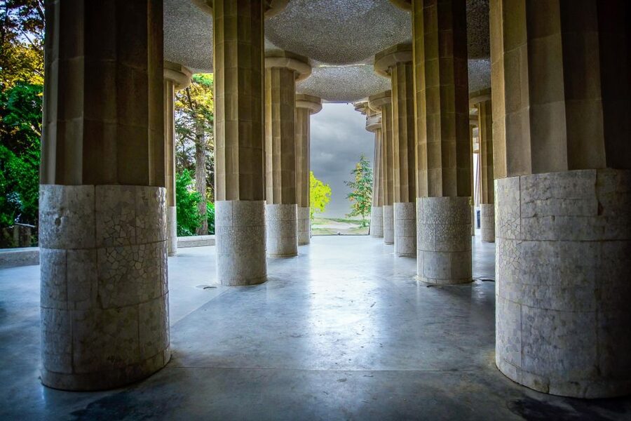 Sailing Experience, Sagrada Familia & Park Guell - Park Güell and the famous mosaic seat
